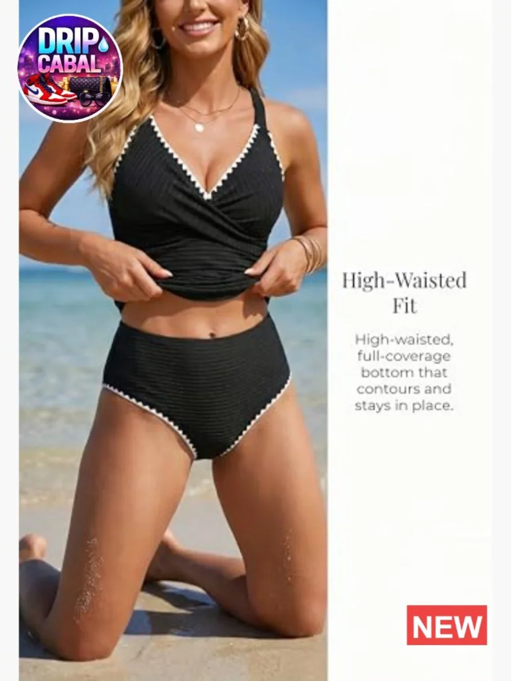 Tankini Swimsuits 2 Piece Tummy Control High Waisted Swimwear